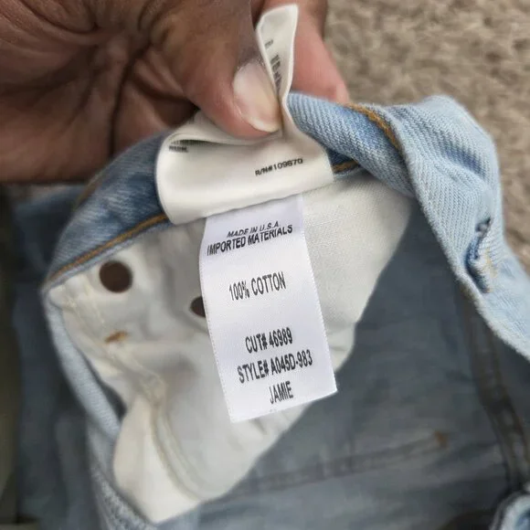 Agolde Jeans Women 27 Jamie High Rise Classic Shakedown Distressed Denim - Picture 4 of 8